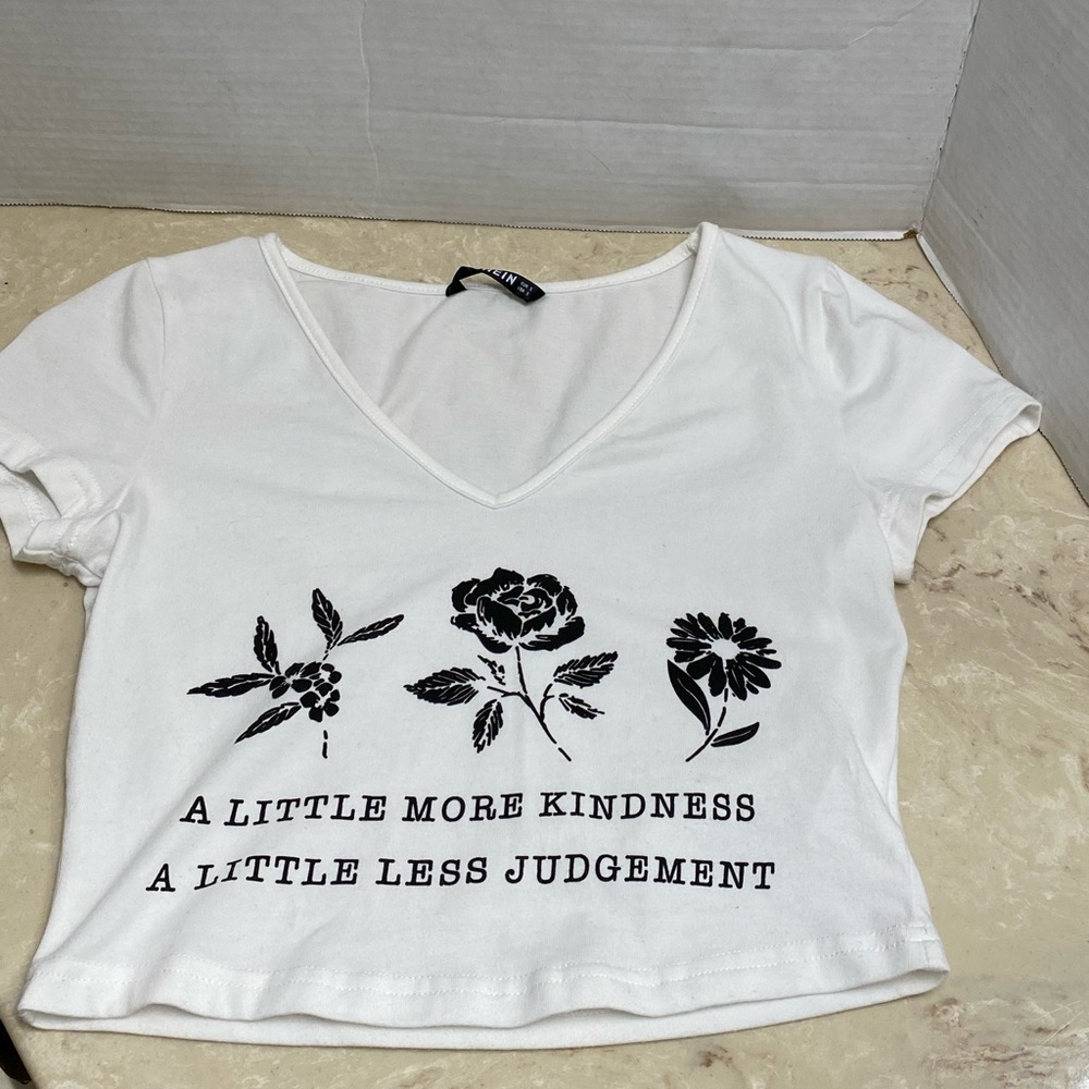 Shein white size small crop top